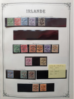 12 - 23 // Irlande - Belle Collection Entre 1922 Et 1974 Sur Page D'Album - Cote Environs 1100 Euros  //   36 Scans - Unused Stamps