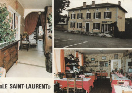 SAINT LAURENT SUR GORRE HOTEL RESTAURANT "LE SAINT LAURENT" CHEF PIERRE BARDE CPSM 10X15 TBE - Saint Laurent Sur Gorre