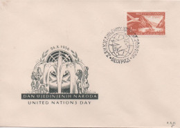 Yugoslavia, Serbia, United Nations Day 1956, Belgrade - Covers & Documents