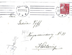 DENMARK # LETTER FROM 1928 - Postwaardestukken