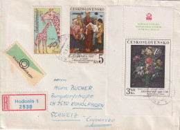 R Brief  Hodonin - Konolfingen         1977 - Lettres & Documents