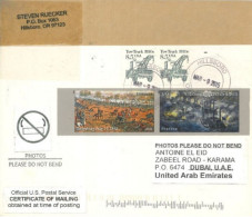 UNITED STATES - 2015 -  STAMPS  COVER TO DUBAI. - Briefe U. Dokumente