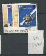 1986 MNH British Antactic Territory, Mi 132-35 Postfris** - Neufs