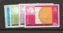 1981 MNH British Antactic Territory, Mi 84-87 Postfris** - Unused Stamps