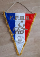 Vintage Captain Pennant FRANCE Handball Federation FFHB  Size 33x45cm - Palla A Mano