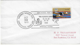 1979 ETATS-Unis: Hommage Aux Jeux Olympiques 1980: Moscou Et Lake Placid - Canottaggio