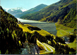 47485 - Tirol - Kaunertal , Stausee Mit Sperrhaus Und Staumauer Gegen Weißseespitze - Gelaufen 1991 - Kaunertal