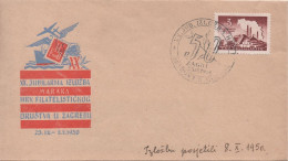 Yugoslavia, 20th Stamp Exhibition, Zagreb 1950, HFS - Covers & Documents