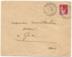 Envel  Oblit  B4   MAREUIL   CHARENTE    50 C Paix   1934 - Briefe U. Dokumente