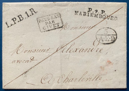 Lettre De COUVIN Du 23 NOV ? Marque " P.7.P/MARIEMBOURG " Pour CHARLEVILLE + LPB 1R +(5/AED) + " PAYS BAS PAR GIVET " RR - 1714-1794 (Austrian Netherlands)