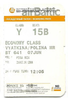 Boarding Pass / Avion / Aviation / Air Baltic - Cartes D'embarquement