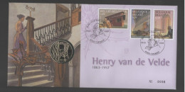 België: Numisletters 3146/48 Henry Van De Velde. - Numisletter