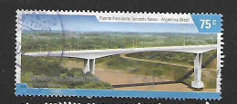ARGENTINA - AÑO 2006 - Serie Puentes - Puente Tancredo Neves Argentina/Brasil - Usada - Oblitérés