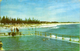 10-12-2023 (1 W 46) Australia - QLD - Burleigh Height Surfing Beach (posted Older Postcard) - Sunshine Coast