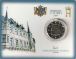 LUXEMBURG 2006 COINCARD 2€   /  LUXEMBOURG 2006 CARTE PIÈCE DE MONNAIE 2€ / LUXEMBOURG 2006 COINCARD 2€ - Luxemburgo