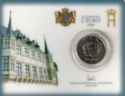 LUXEMBURG 2009 COINCARD 2€   /  LUXEMBOURG 2009 CARTE PIÈCE DE MONNAIE 2€ / LUXEMBOURG 2009 COINCARD 2€ - Luxemburgo