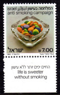 ISRAEL - 1983 ANTI-SMOKING CAMPAIGN STAMP FINE MNH ** SG 893 - Neufs (avec Tabs)