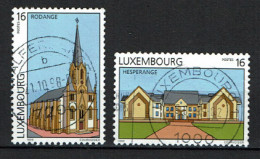 Luxembourg 1998 - YT 1394/1395 - Tourism, D'Hesperange, Rodange - Gebruikt