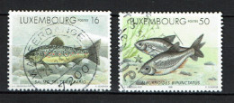 Luxembourg 1998 - YT 1387-1389 - Freshwater Fish, Poisson, Ablette Spirlin, Truite - Gebruikt