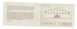 Suéde Europa 1987 Carnet De 6 Valeurs 1410/1411  Architecture Moderne - 1987