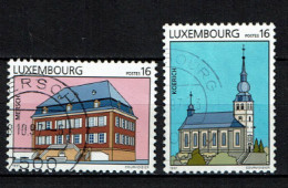 Luxembourg 1997 - YT 1363/1364 - Tourism, Mersch, Koerich - Usati