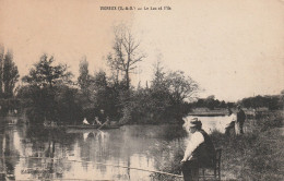 Vigneux Sur Seine (91 - Essonne) Le Lac Et L'ïle - Pêche à La Ligne - Vigneux Sur Seine