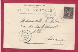 Y&T N°103     PARIS    Vers   ALBI      1901 - Cartas & Documentos