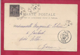 Y&T N°103     PARIS    Vers   ALBI      1900 - Lettres & Documents