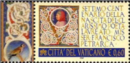 Vatican 1378 - Francesco Petrarca 2004 - MNH - Nuevos