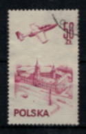 Pologne - P.A. - "Avion TS-11 - Iskra Et Château De Varsovie" - T. Oblitéré N° 58 De 1978 - Oblitérés