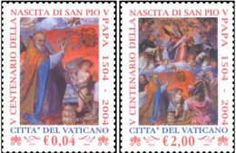 Vatican 1339/40 - Pio V 2004 - MNH - Nuevos