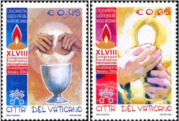 Vatican 1371/72 - International Eucharistic Congress 2004 - MNH - Nuevos