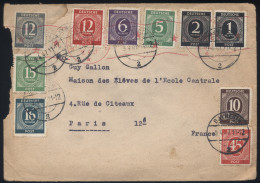 Zone Américaine - LsC Bel Affranchissement Obl. US Civil Censorship Rouge Bayreuth Pour Paris 09/04/1947 - Notausgaben Amerikanische Zone