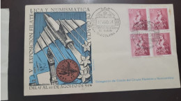 P) 1954 SPAIN, V NUMISMATICS AND PHILATELIC EXHIBITION GRACIA, MARIAN YEAR, FDC, XF - Andere & Zonder Classificatie