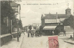 Le Pre Saint Gervais Grande Rue Et Eglise - Le Pre Saint Gervais