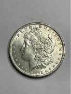 1901 (O) USA Morgan Dollar Coin, High Grade, AU About Uncirculated, Uncleaned, 26.87g, 90% Silver - 1878-1921: Morgan