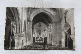 Cpsm, Saint Ouen L'Aumone, L'intérieur De L'église, Val D'Oise 95 - Saint-Ouen-l'Aumône