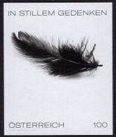 AUSTRIA(2023) Black Feather. Black Print. Signifying Grief. - Ensayos & Reimpresiones