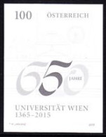 AUSTRIA(2015) University Of Vienna 650th Anniversary. Black Print. - Ensayos & Reimpresiones