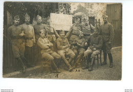 CARTE PHOTO Militaire 18e Régiment ( Schiffsseiler ? Allemagne ? Schifferstadt  ? ) à Identifier ( Mauvais état ) - Schifferstadt