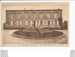 Carte De LESPARRE L'hôtel De Ville ( Recto Verso ) - Lesparre Medoc