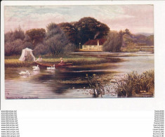 Carte De Pangbourne On Thames ( Illustrateur Raphaël Tuck & Sons Oilette ) Cygne - Sonstige & Ohne Zuordnung