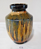 E2 Ancien Vase - Ernest Losson - Céramique émaillée - 1930 1950 - Other & Unclassified