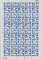 1961. DANMARK. 60 ØRE SAS In Never Hinged Sheet (50 Stamps) With Margin Number 1702.  (Michel 388x) - JF538677 - Storia Postale