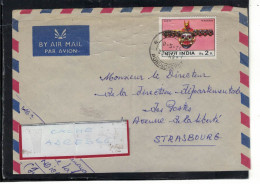 Lettre Entière Par Avion INDE PONDICHERHY 11/5/74  ( Lot 253 ) - Poste Aérienne