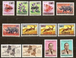 Congo 1964 OCBn° 532-544 *** MNH Cote 20 Euro Timbres Surchargés - Sonstige & Ohne Zuordnung