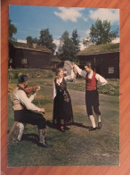 CPM FOLKLORE, Danseurs En Costumes Traditionnels De Valdres (Folkedansera Valdresbunader) - Noorwegen