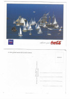 X245 - CARTE PUB COCA COLA -  FÊTES MARITIMES DE BREST 2000 (Recto - Verso) - Postcards