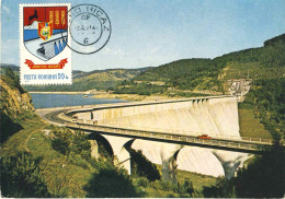 425  Barrage, électricité : C. Maximum De La Roumanie -  Dam, Hydroelectric Power Station Maximum Card Of Bicaz Romania - Agua