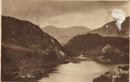 LLYN DINAS, GWYNEDD, LAKE, MOUNTAIN, UNITED KINGDOM - Gwynedd